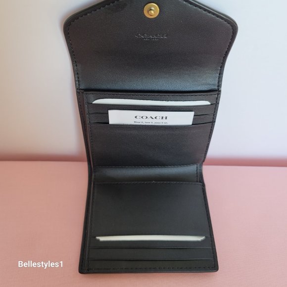 COACH Cassie 19 Smooth Leather Leopard Print Bag & Matching Wyn Small Wallet SET - Picture 14 of 16